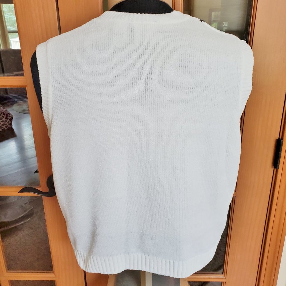 EP PRO Women's Size Large V Neck Golf Sweater Vest - Picture 3 of 4